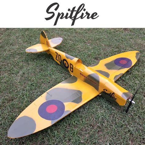 FT Spitfire Laser Cut Foamboard Speed Build Kit Vortex RC