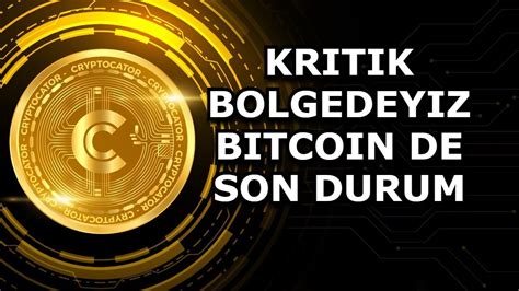 KIRILIM NOKTASI BITCOIN GUNCEL ANALIZ SON DURUM YouTube