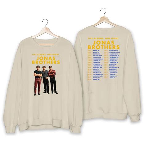 Jonas Brothers Five Albums One Night The Tour 2023 Designed And Sold By