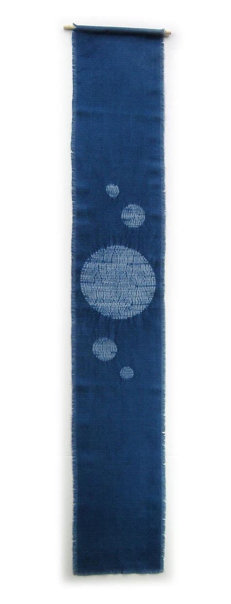 Japanese Noren Wall Hanging Hand Dyed Indigo