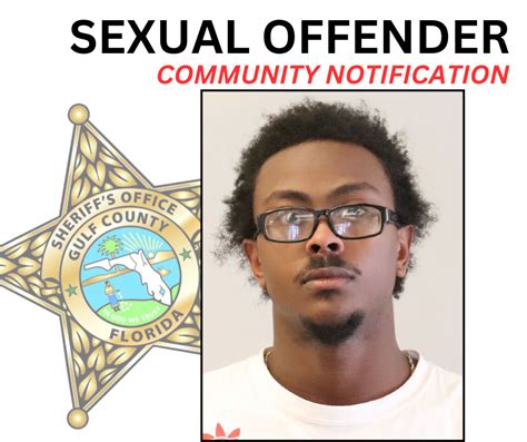 Sexual Offender Notification New Permanent Address Gulf County