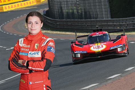 WEC Lilou Wadoux et Robert Shwartzman dans la Ferrari 499P Hypercar à