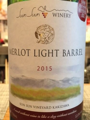 Sun Sun Light Barrel Merlot Vivino Us