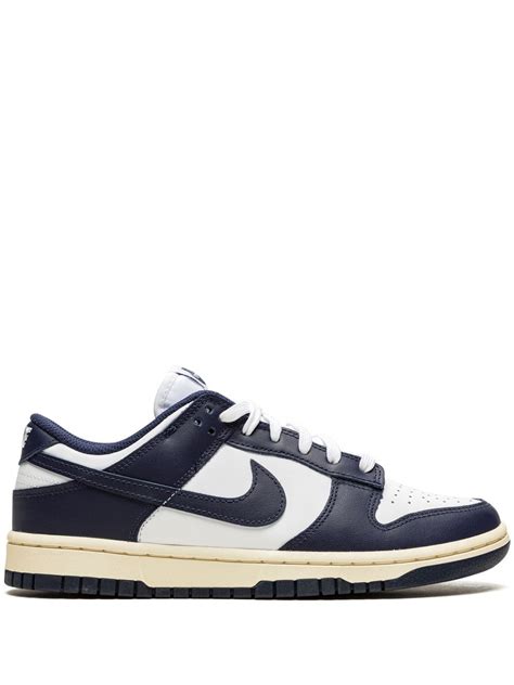 Nike Dunk Low Vintage Navy Sneakers Farfetch