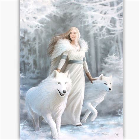 A Gorgeous Winter Guardian Inspired Canvas Featuring The Artwork Of