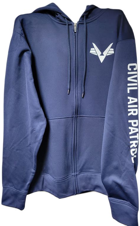 Civil Air Patrol Leisure Hooded Zippered Sweatshirt Vanguard Industries