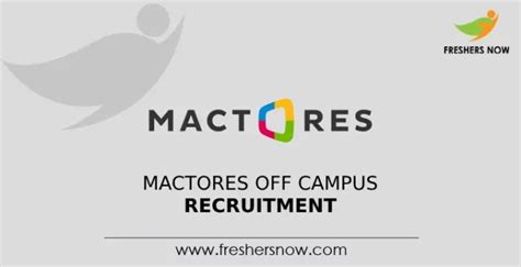 Mactores Off Campus 2024 Recruitment Drive For Freshers