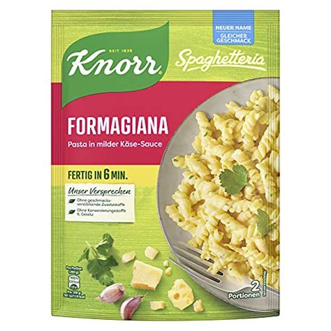 Knorr Nudel Fertiggericht Formagiana G Notvorrat Shop