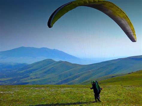 Paragliding training