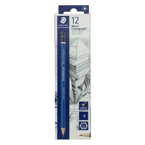 Comprar L Pis Preto B Staedtler Sextavado Mars Lumograph C A