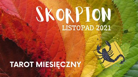 Skorpion Listopad Tarot Miesi Czny Youtube