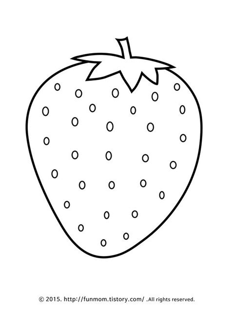 과일 색칠공부프린트 Fruits Coloring Page