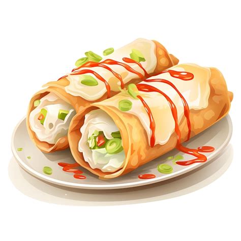 Premium Photo Fried Spring Egg Roll Vector