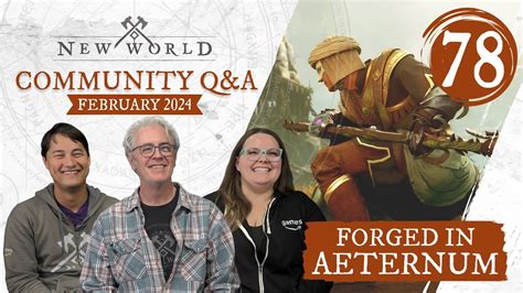 New World Forged In Aeternum Community Q A February Youtube