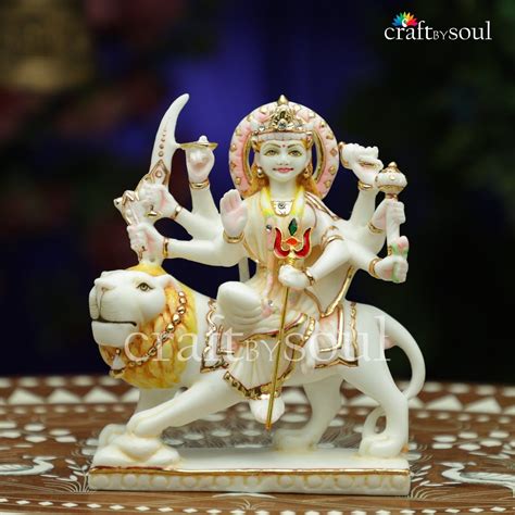 Maa Durga Statue 17 Cm Resin Bengali Devi For House Goddess Devi