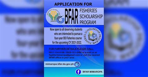 Bfar Opens Application For Fisheries Program Scholarship For Sy 2021 22