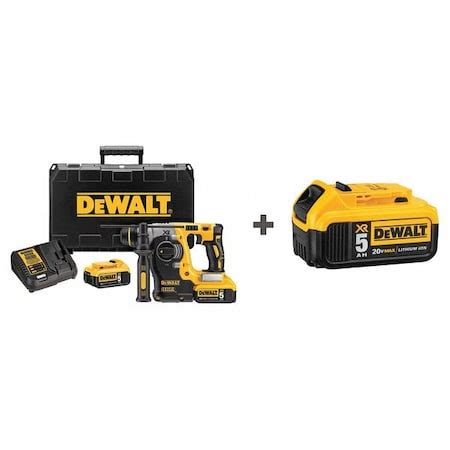 Dewalt Cordless Rotary Hammer V Chuck Style Sds Plus Battery