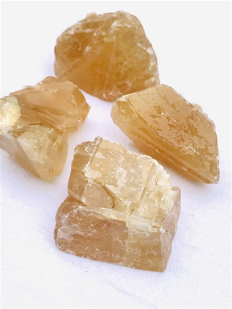 Calcite Honey Rough Stone 1kg Wholesale Crystal Universe