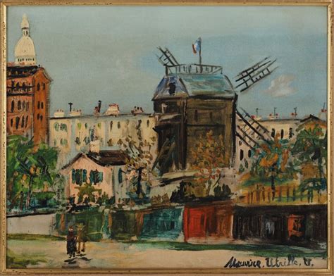 Maurice Utrillo 1883 1955 Montmartre Moulin De La Galette Catawiki