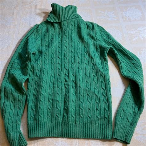 J Crew Sweaters Womens Jcrew Green Turtleneck Sweater Kelly Green