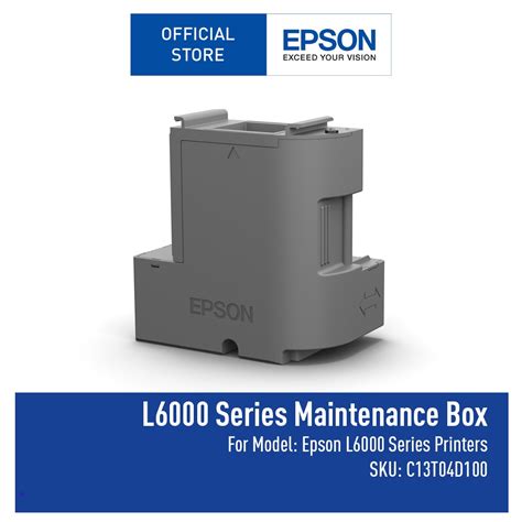 Epson T04D1 L6000 Series Ink Tank System Printer Maintenance Box