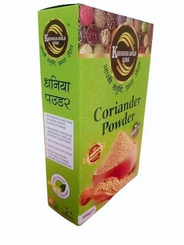 Natural Brown Krishna Gold King Coriander Powder 100 Gm Packet At Rs