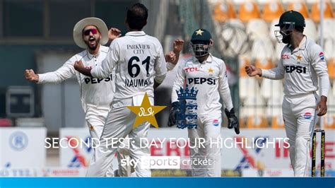 Pakistan Vs England Second Test Day Four Highlights Cricket News