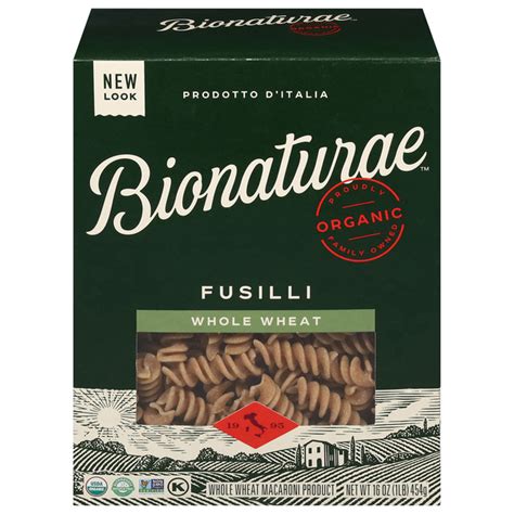 Save On Bionaturae Imported Organic Whole Wheat Fusilli Pasta Order