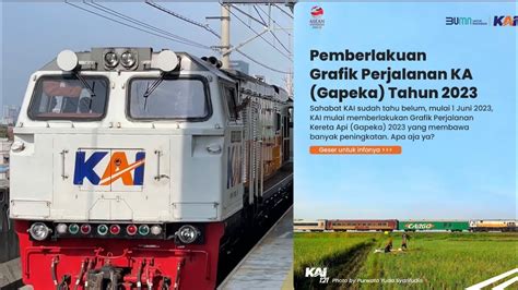 PERUBAHAN DI GAPEKA JADWAL KERETA API INDONESIA 2023 YouTube