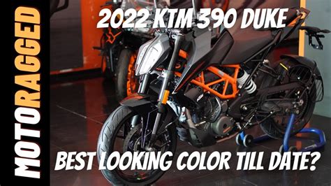 2022 KTM DUKE 390 BEST COLOR TILL DATE DARK GALVANO YouTube