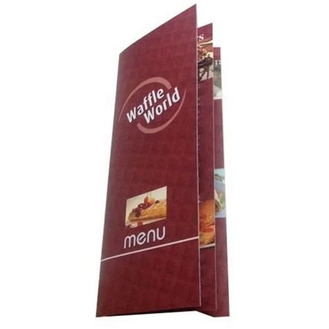 Paper Menu Card Printing Services In Pan India Seema Print