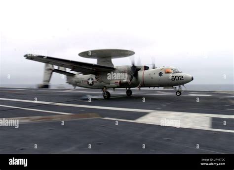 Us Navy An E C Hawkeye Assigned To The Black Eagles Of Carrier