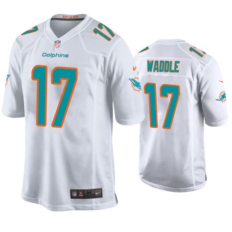 Miami Dolphins Jaylen Waddle Game Jersey White Katinatshop