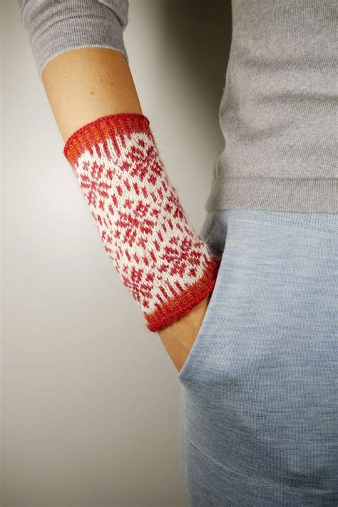 Higgi Cuffs Fair Isle Knitted Hand Trend Fashion Autumn Winter Cuffs