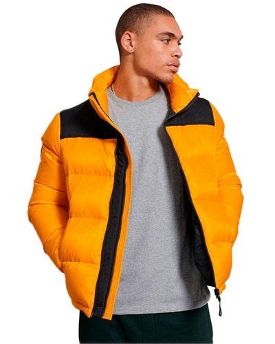 Orange Superdry Coats For Men Lyst