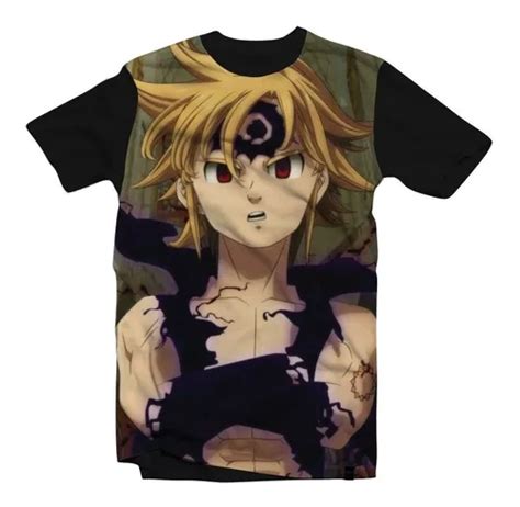 Camiseta Camisa Anime Meliodas Nanatsu No Taizai Drag O