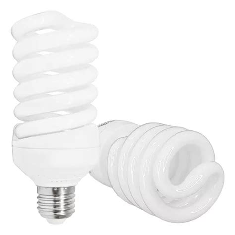 Lâmpada Compacta Espiral 30w 220v E27 Branco Frio Alumbra