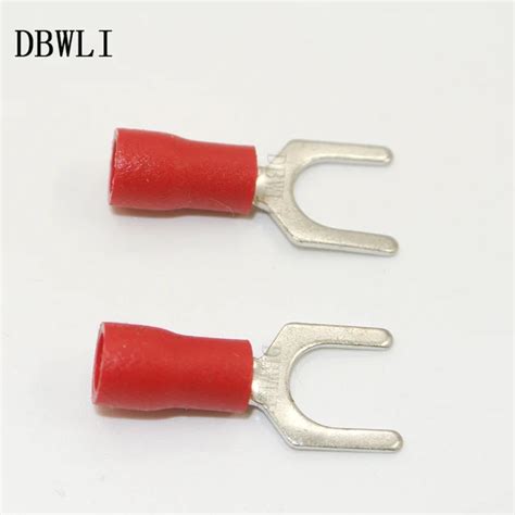 Pcs Awg Stud Insulated Fork Wire Connector Electrical