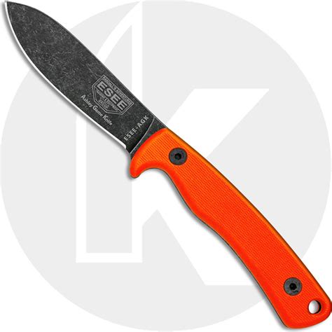 ESEE Knives Ashley Game Knife - ESEE-AGK-OR - Ashley Emerson - Black ...