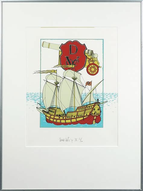 Arno Arts Zeefdruk Iv Ingelijst Sold View The Auction Result