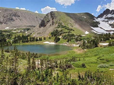 Heart Lake Colorado Natureza Trens