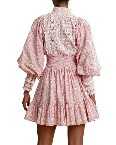 Bytimo Cotton Slub Mini Dress Rosa Follestad