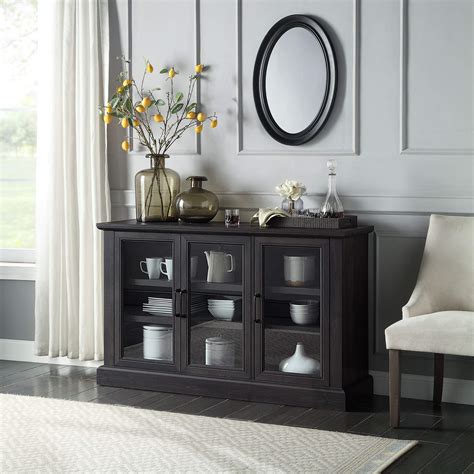 Belleze Modern Inch Farmhouse Wood Sideboard Buffet Entertainment