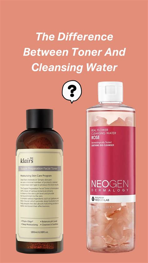 What Does Toner Do Toner Vs Cleansing Water The Klog Water