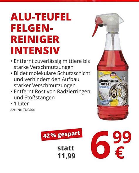 Alu Teufel Felgen Reiniger Intensiv Angebot Bei ATU 1Prospekte De