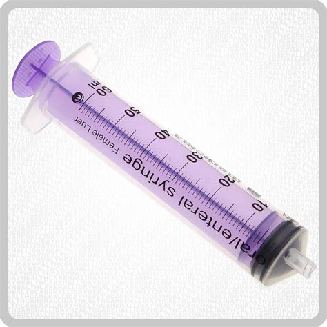 Syringesmedicina Enfit Enteral Single Use Syringe 60ml 1x60 Halliday