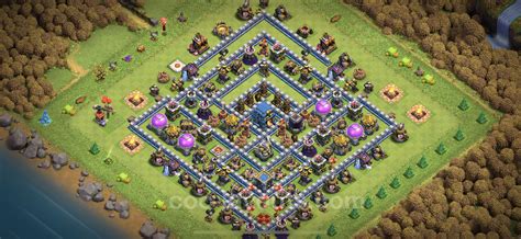 Farming Base Th12 Max Levels With Link Hybrid Anti 3 Stars Town Hall Level 12 Base Copy