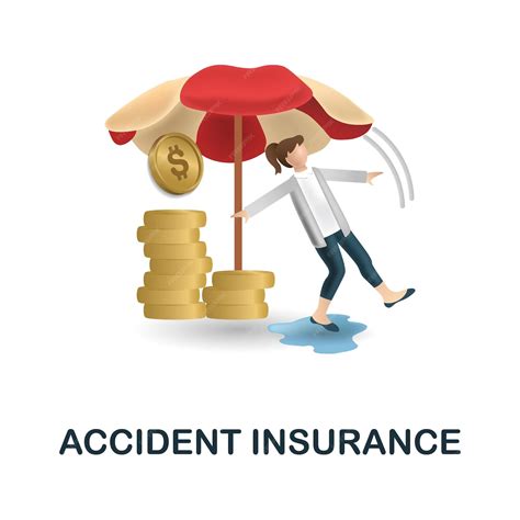 Premium Vector Accident Insurance Icon 3d Illustration From Insurance