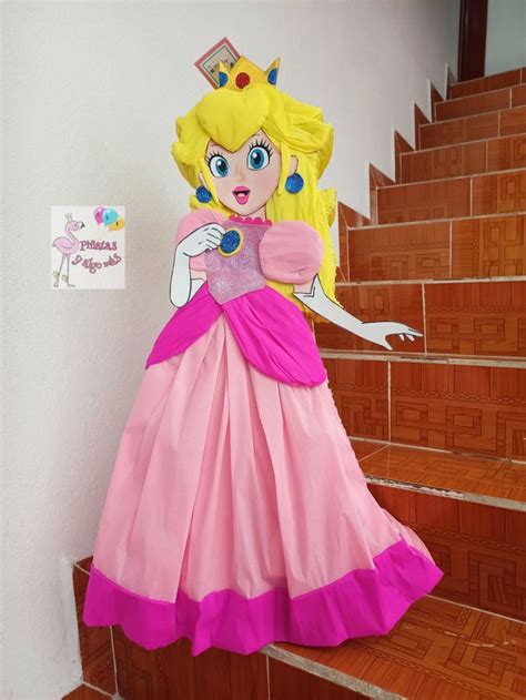 Piñata de la princesa Peach en 2024 Fiesta princesa peach Princesa