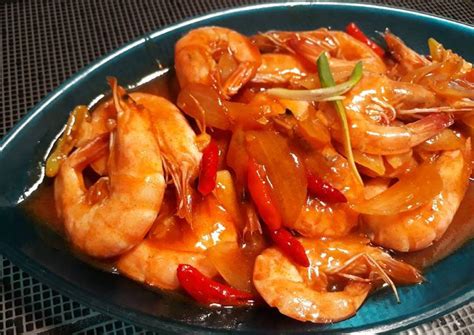 Resep Udang Saus Padang Ala Seafood Oleh Melati Aros Putri Cookpad